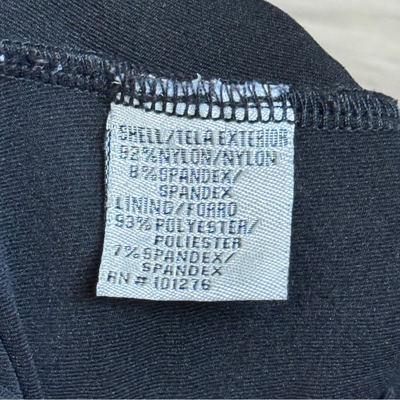 Black White Geometric Print Fit & Flare Dress Size 10 - Picture 5 of 10